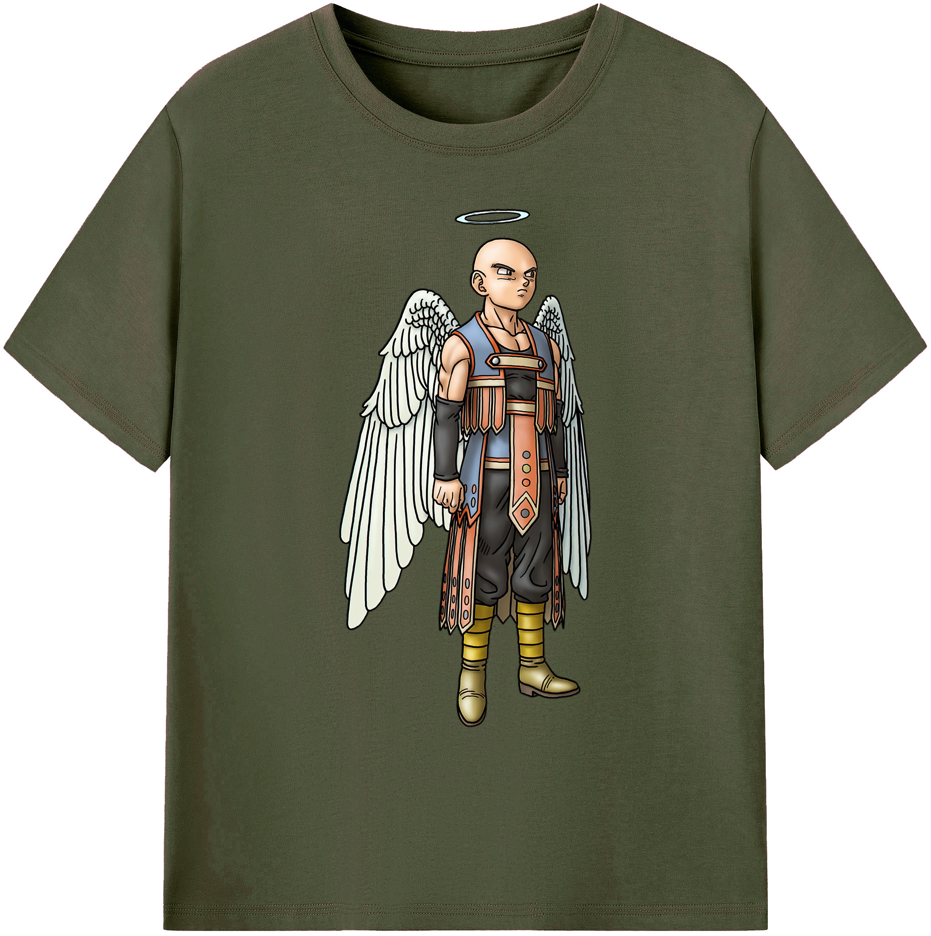 （画像用） ドラゴンクエスト Doragon Kuesuto Dragon Quest 綿100％ メンズ半袖Tシャツ｜肌触りやわらか＆通気性